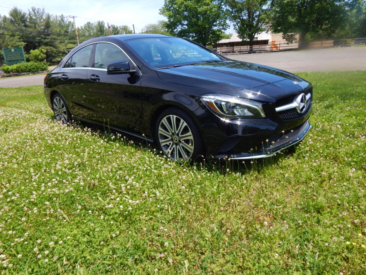 2019 Black /Black Leather Mercedes-Benz CLA-Class CLA250 4MATIC (WDDSJ4GB2KN) with an 2.0L L4 DOHC 16V engine, 7A transmission, located at 6528 Lower York Road, New Hope, PA, 18938, (215) 862-9555, 40.358707, -74.977882 - Here we have a beautiful Mercedes CLA 250 with a 2.0L 4 cylinder engine putting power to all four wheels via an automatic transmission. Options include: black leather, dual power seats, dual climate controls, AM/FM/CD/MEDIA and navigation radio, tilt steering wheel, cruise control, automatic headlig - Photo#3